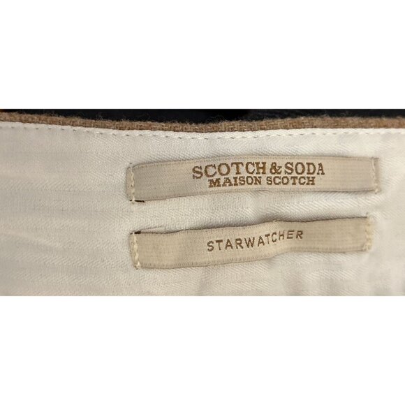 SCOTCH & SODA Wide Leg Pants Wool Blend Lined Beige Size XSmall - Picture 6 of 8